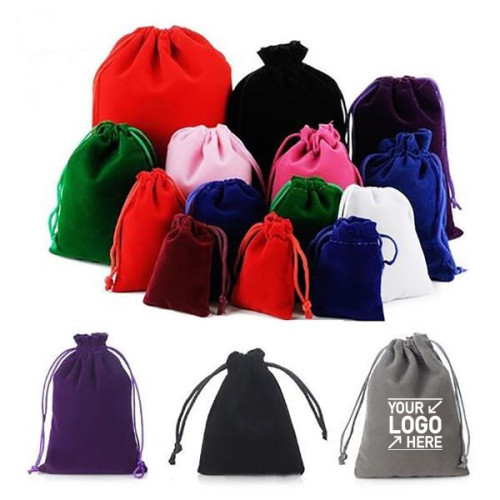 Velvet Gift Drawstring Bag(Supply Different Size)