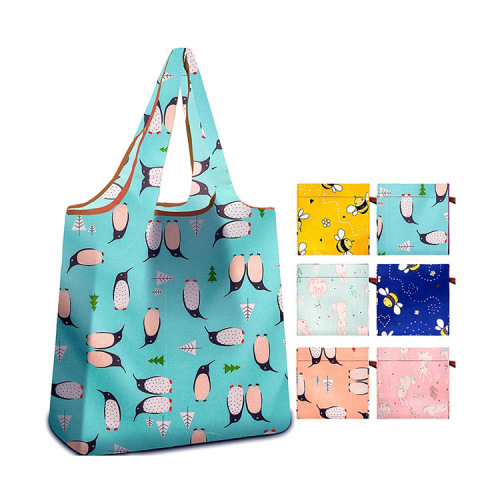 Polyester Vest Shaped Reusable Foldable Tote Bags