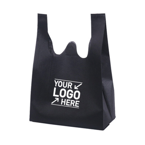 Supermarket Non-woven Vest Shoppping Tote Bag