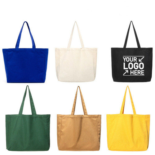 Canvas Tote Bag Canvas Shopper Carrybags with Deepth