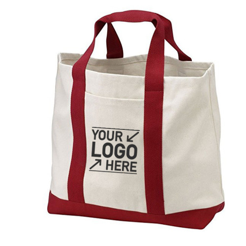 Super Large Canvas Shopping Tote Bag with Gusset