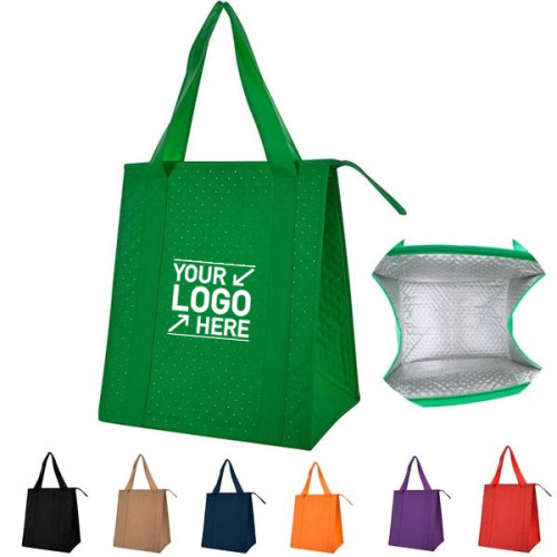 Non-Woven Cooler Tote Bag with Dots