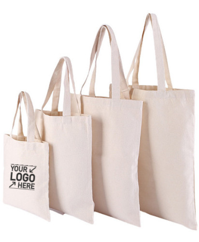 Customized Imprint Canvas Prmotion Gift Shopping Bag