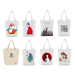 Customized Printing Canvas Shopping Tote Bag