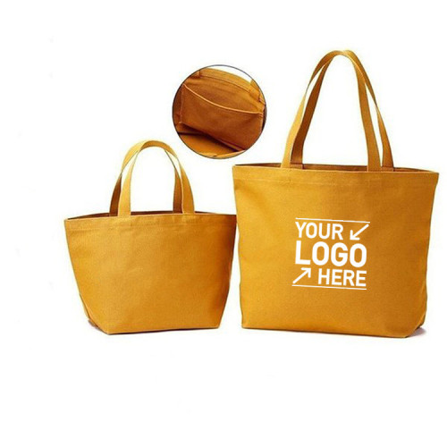 Classic 100% Cotton Lunch Bag with Gusset