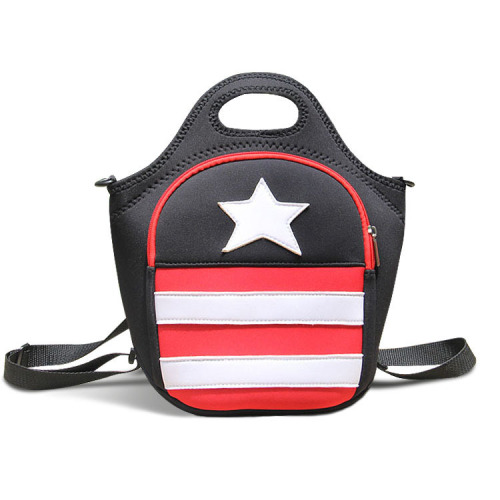 Neoprene Thermal Insulated Cartoon Lunch Tote Bags