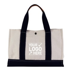 Large Canvas Shopping Tote Bag with Carry Strape