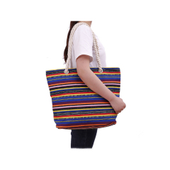 3-Color Beach Bag with Polyester Linning