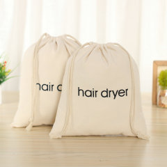 Canvas Drawstring Bag with Embroidery Logo/Imprint