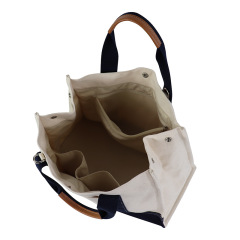 Large Canvas Shopping Tote Bag with Carry Strape