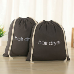 Canvas Drawstring Bag with Embroidery Logo/Imprint