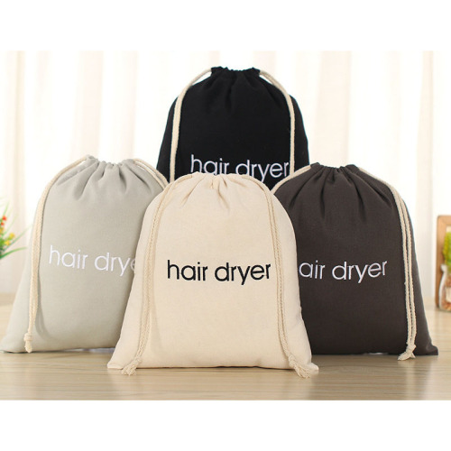 Canvas Drawstring Bag with Embroidery Logo/Imprint
