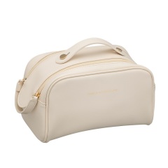 Large Capacity Portable Pu Female Cosmetic Bag