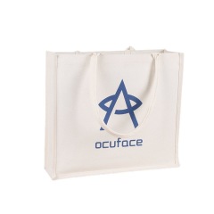 Canvas Shopping Bag with Webbing Handle