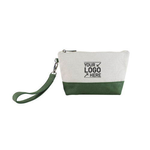 Natural Cotton Canvas Cosmetic Bag