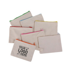 Canvas Pencil Case with Zipper