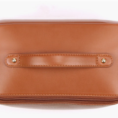 Large Capacity Portable Pu Female Cosmetic Bag