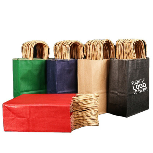 Brown Kraft Gift Bags with Handles
