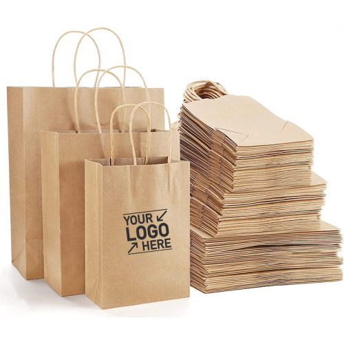 Brown Kraft Gift Bags with Handles
