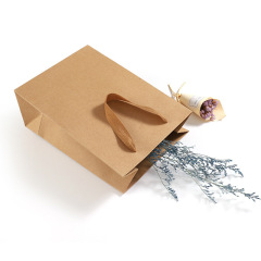 Brown Kraft Paper Gift Shopping Bag
