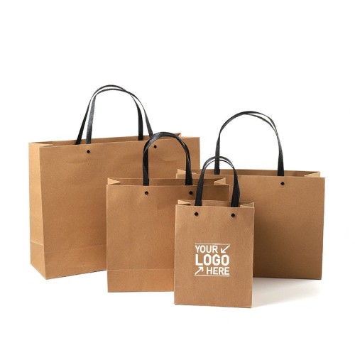 260gsm Kraft Paper Shopping Bag with Rivet