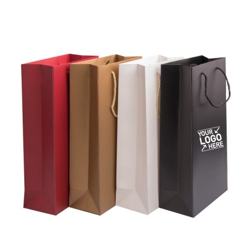Paper Gift Wine Bag with Handle