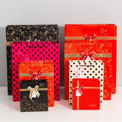 Paper Shopping Bag with Bowknot