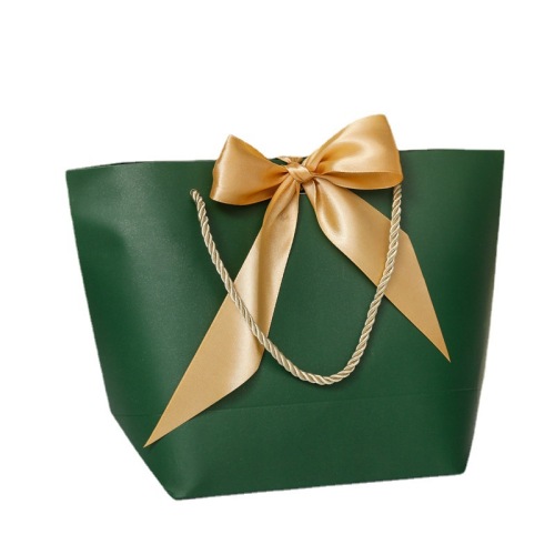Paper Gift Bag with Bowknot and Handle