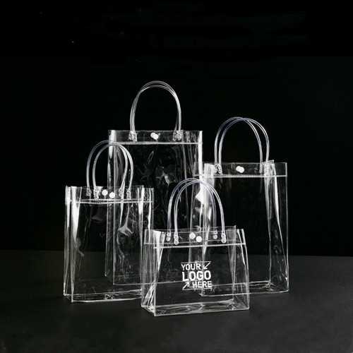 Transparent PVC Gift Shopping Bag