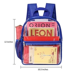 Cute Transparent Kids Backpack, Children's Bookbag