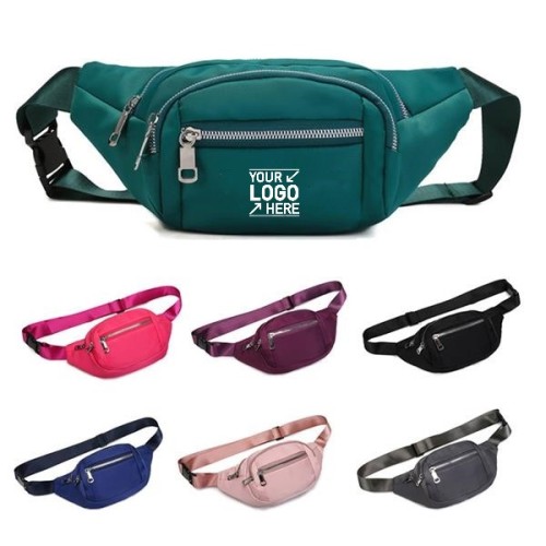 Fanny Pack Waist Bag With Three Pockets