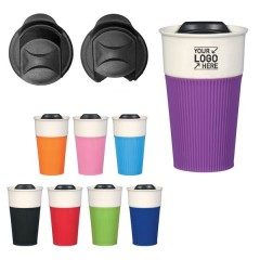 13oz Ceramic Mug With Silicone Sleeve