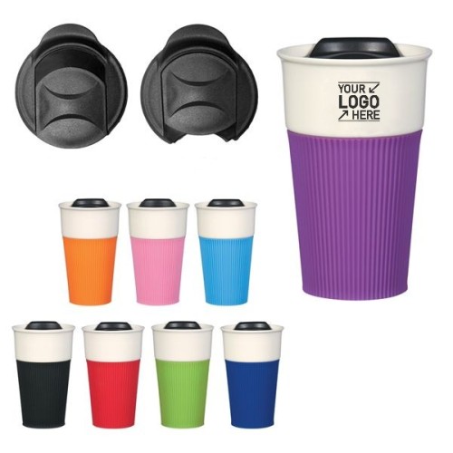 13oz Ceramic Mug With Silicone Sleeve