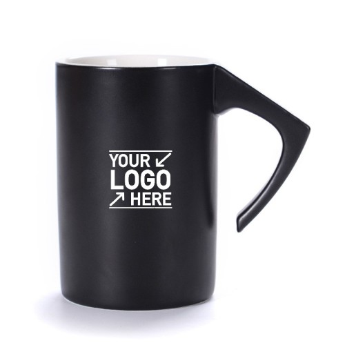 Ceramic Mug with Unique Design Handle