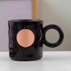10oz Ceramic Mug with Copper Logo