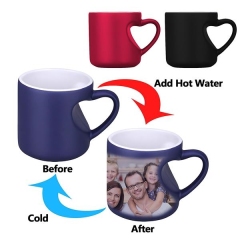 10 Oz. Magical Color Changing Mug Coffee Cup Heart Handle
