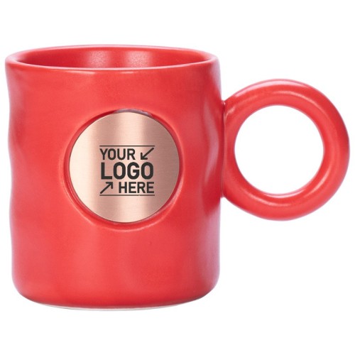 10oz Ceramic Mug with Copper Logo