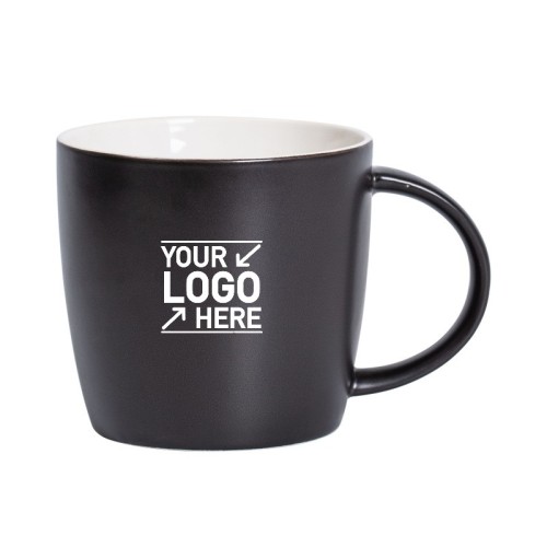 Matte Black Ceramic Coffee Mug