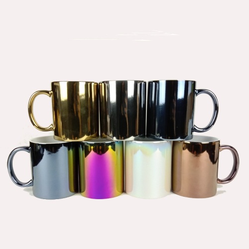 Metallic Colored Ceramic Mug