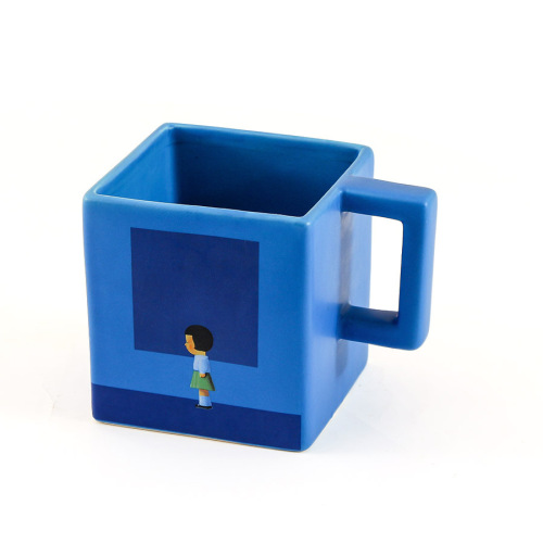 550ml Square Ceramic Mug