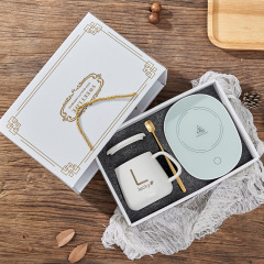 Coffee Mug with Warmer Set