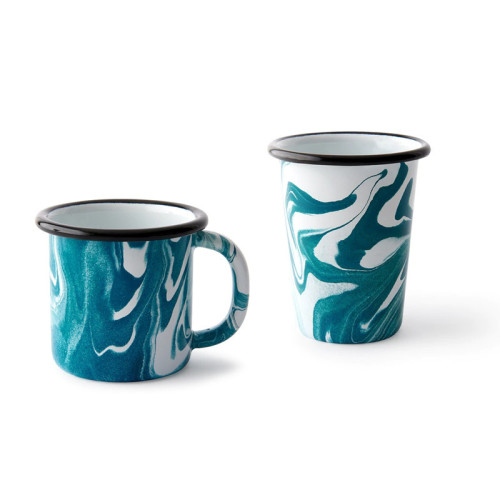 Customized Full Colorful Printing Enamel Mug Sets