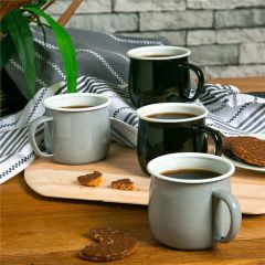 Enamel Milk Mug with Handle