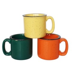Custom Logo Imitation Enamel Ceramic Mug