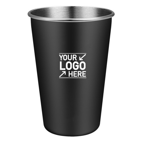 16oz Single Wall 304 Stainless Steel Cold Drinking...