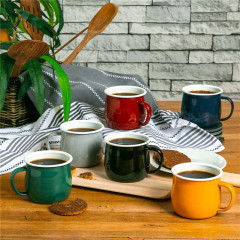 Enamel Milk Mug with Handle