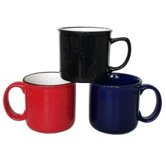 Custom Logo Imitation Enamel Ceramic Mug
