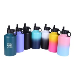 18oz/32oz/40oz/64oz/87oz Sports Large Capacity Water Bottle Vacuum Flask
