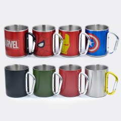 220ml Carabiner Handle Stainless Steel Mug