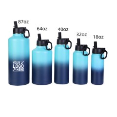 18oz/32oz/40oz/64oz/87oz Sports Large Capacity Water Bottle Vacuum Flask